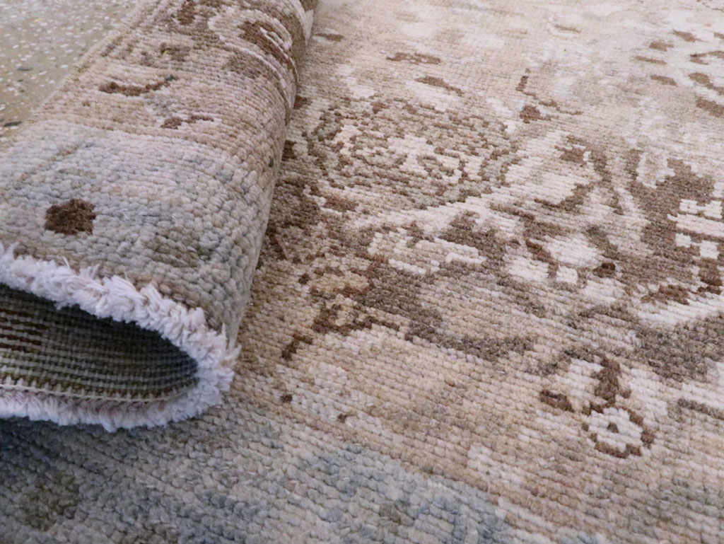 Vintage Persian Malayer Sampler Rug, No.21337 - Staging