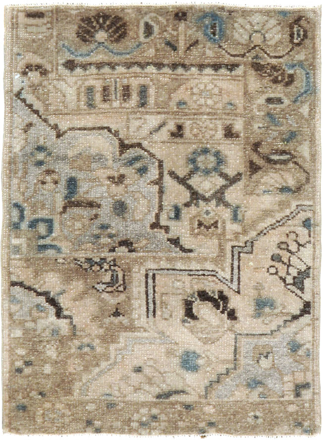 Vintage Persian Malayer Sampler Rug, No.21339 - Staging
