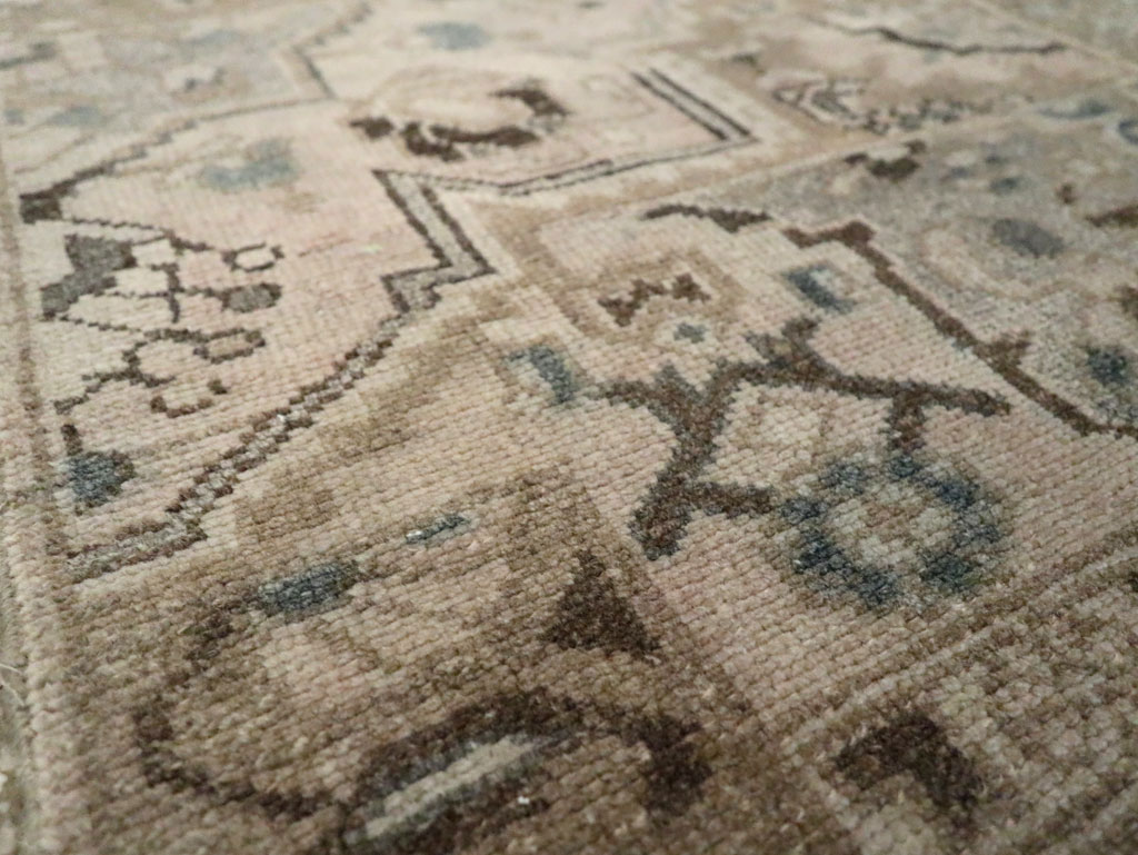 Vintage Persian Malayer Sampler Rug, No.21339 - Staging