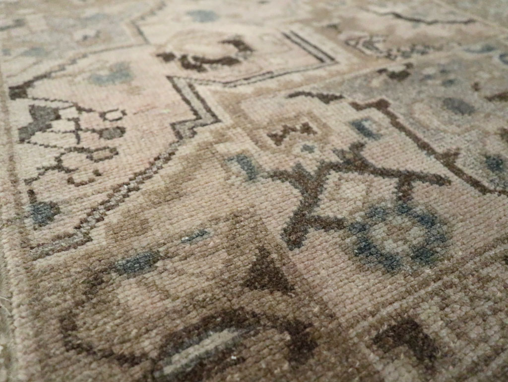 Vintage Persian Malayer Sampler Rug, No.21339 - Staging