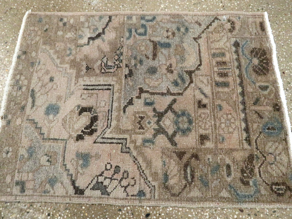 Vintage Persian Malayer Sampler Rug, No.21339 - Staging