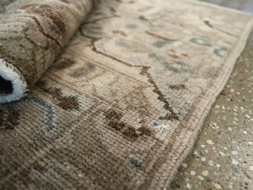 Vintage Persian Malayer Sampler Rug, No.21339 - Staging