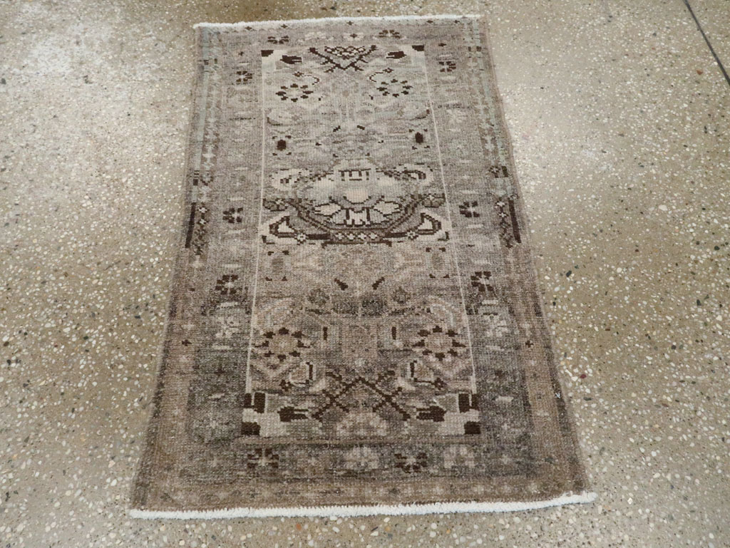 Vintage Persian Malayer Rug, No.21341 - Staging