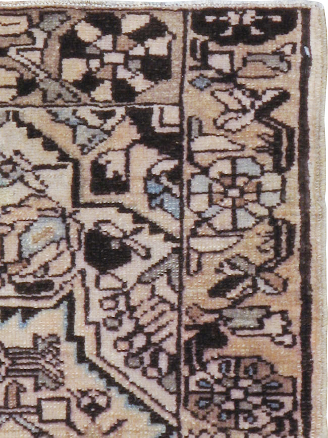 Vintage Persian Malayer Sampler Rug, No.21346 - Staging