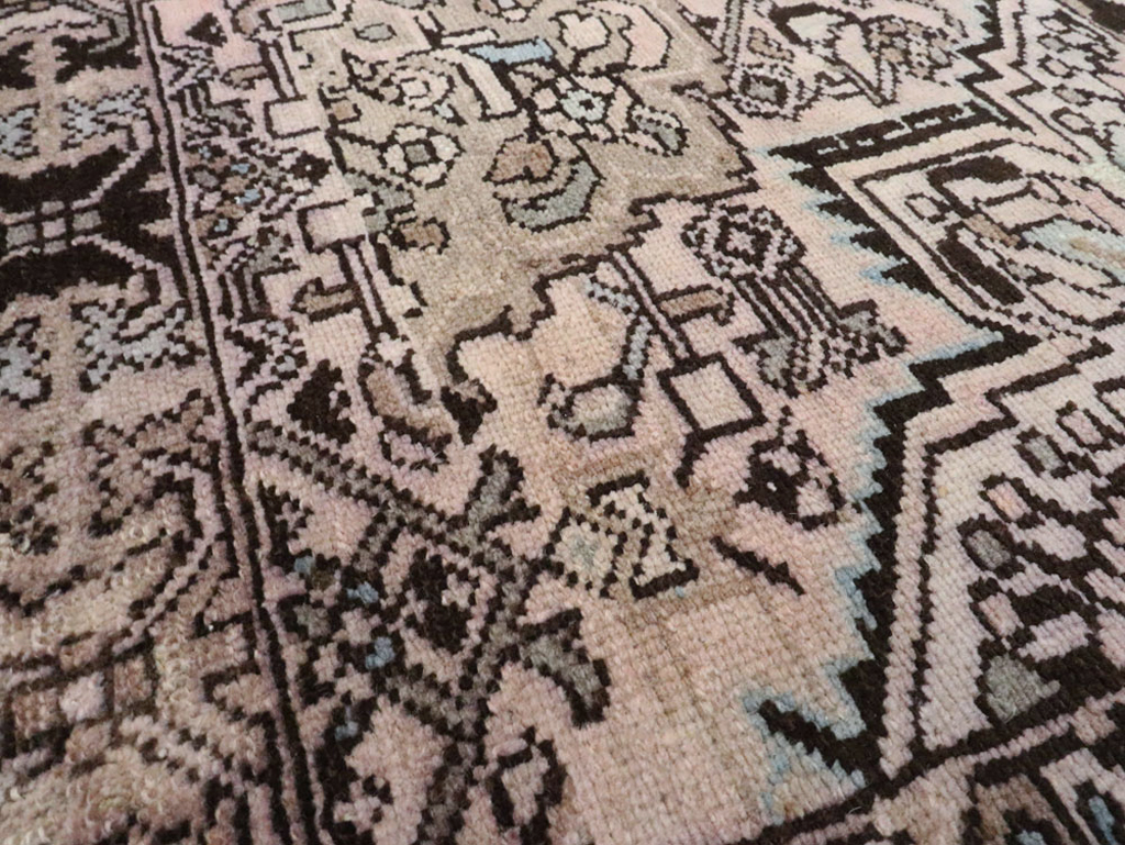 Vintage Persian Malayer Sampler Rug, No.21346 - Staging