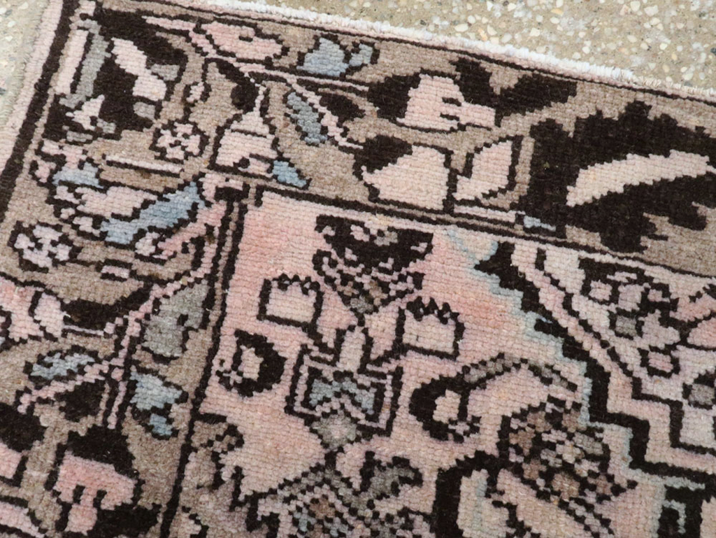 Vintage Persian Malayer Sampler Rug, No.21346 - Staging