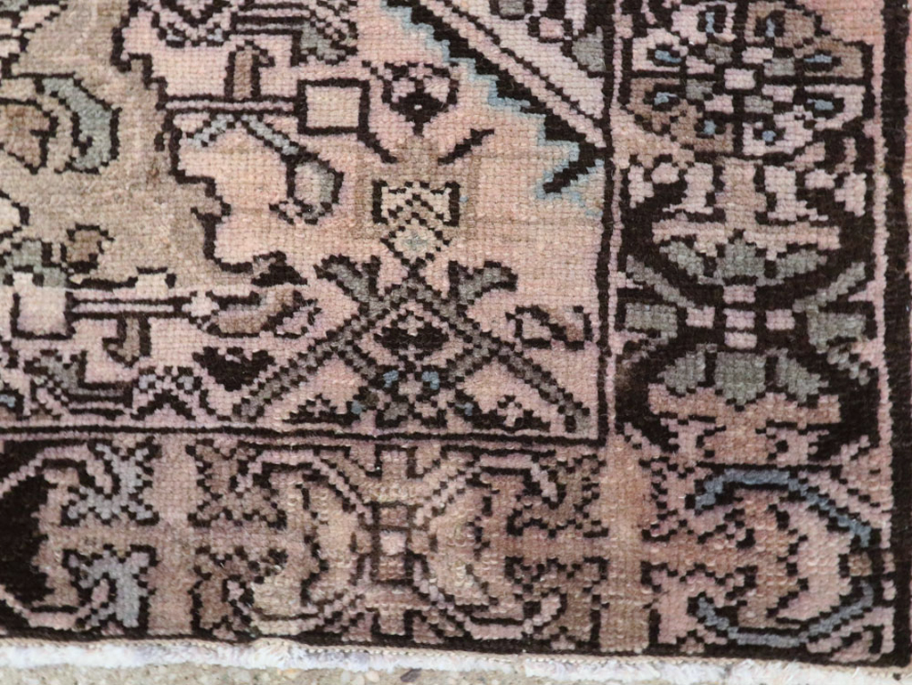 Vintage Persian Malayer Sampler Rug, No.21346 - Staging