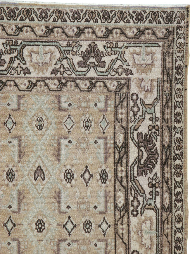 Vintage Persian Malayer Wide Gallery Runner, No.21349 - Staging