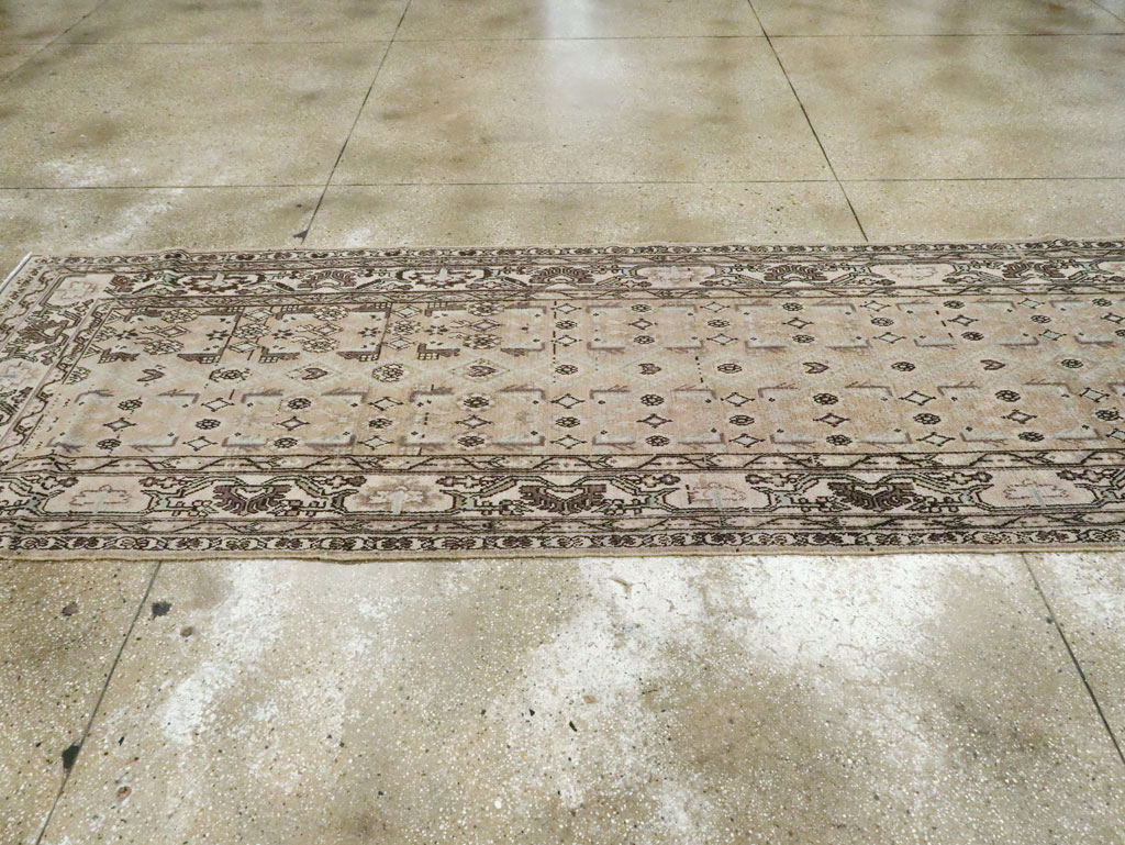 Vintage Persian Malayer Wide Gallery Runner, No.21349 - Staging