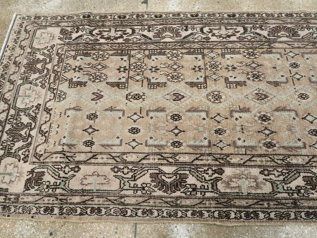 Vintage Persian Malayer Wide Gallery Runner, No.21349 - Staging