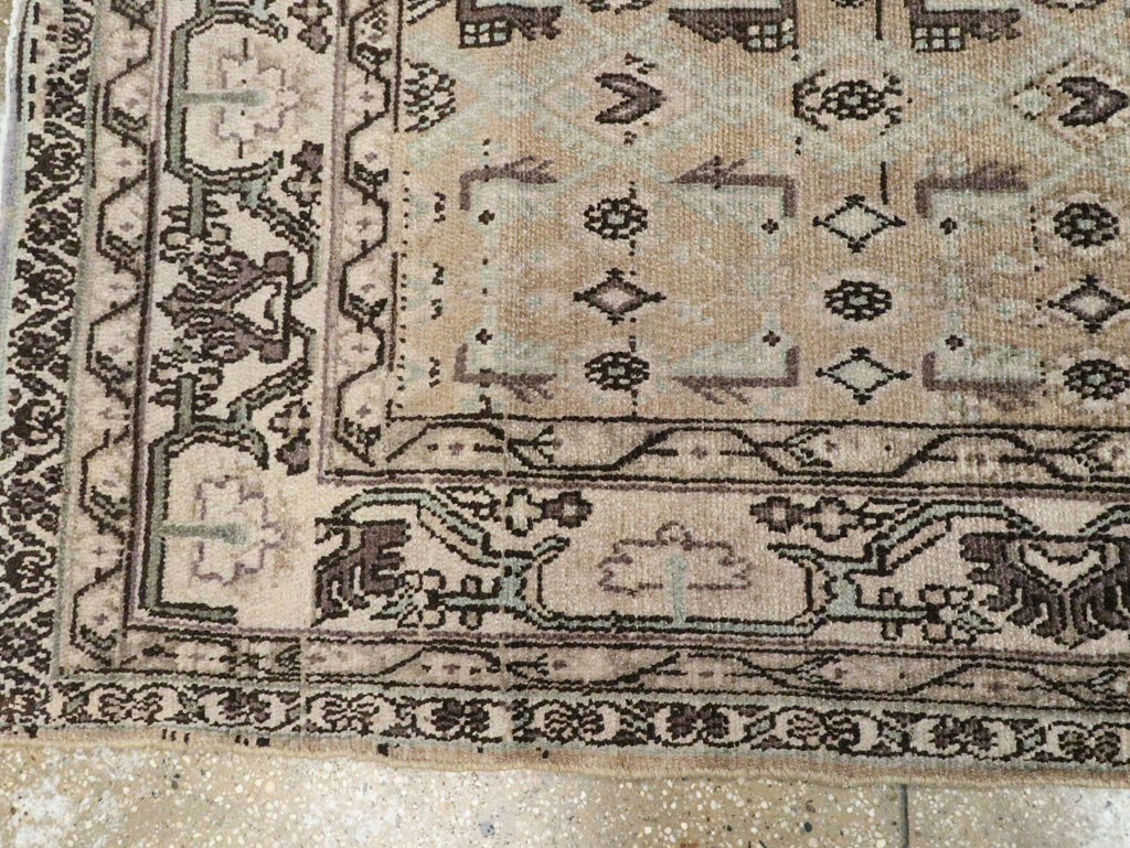 Vintage Persian Malayer Wide Gallery Runner, No.21349 - Staging
