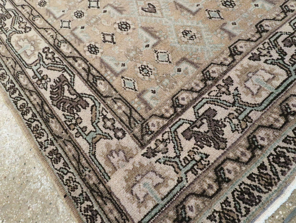 Vintage Persian Malayer Wide Gallery Runner, No.21349 - Staging