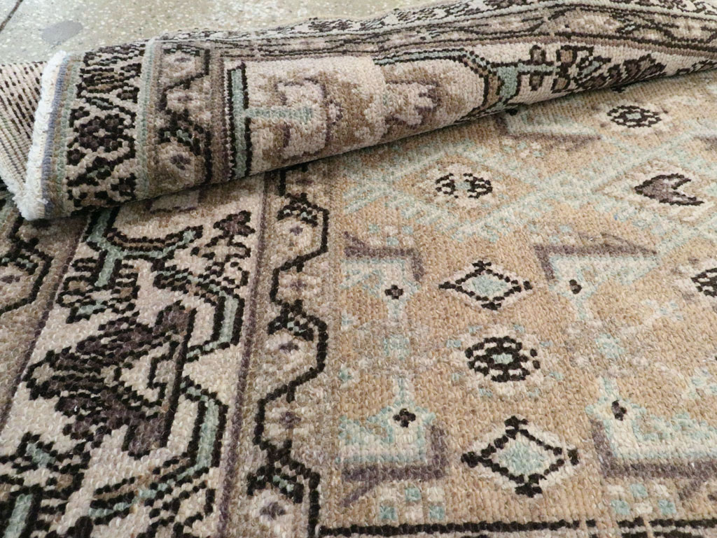 Vintage Persian Malayer Wide Gallery Runner, No.21349 - Staging