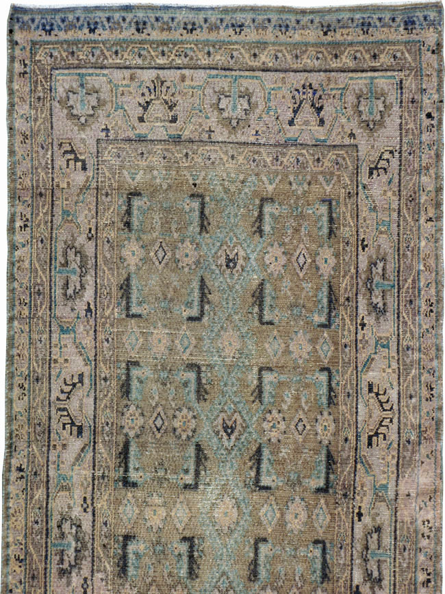 Vintage Persian Malayer Runner, No.21351 - Staging