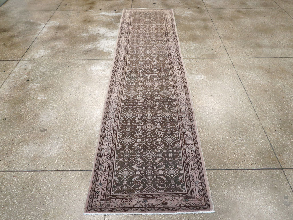 Vintage Persian Malayer Runner, No.21354 - Staging