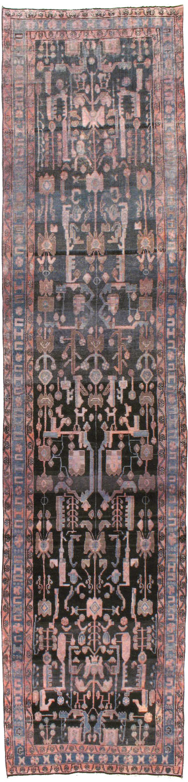 Vintage Persian Malayer Runner, No.21357 - Staging