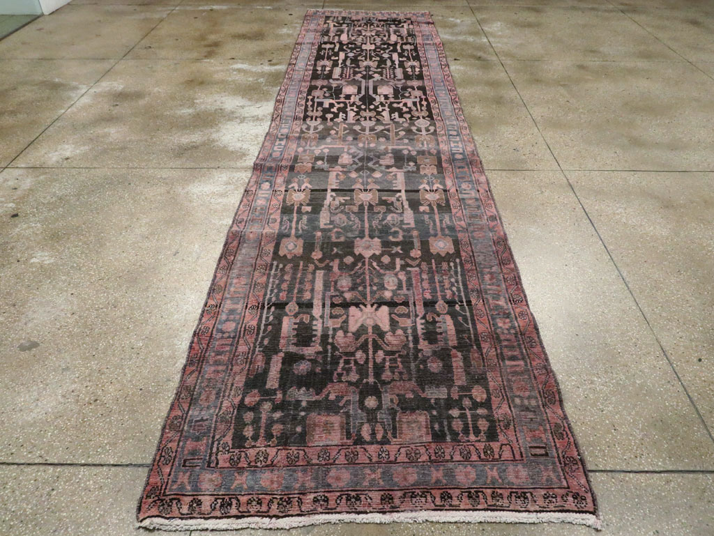Vintage Persian Malayer Runner, No.21357 - Staging
