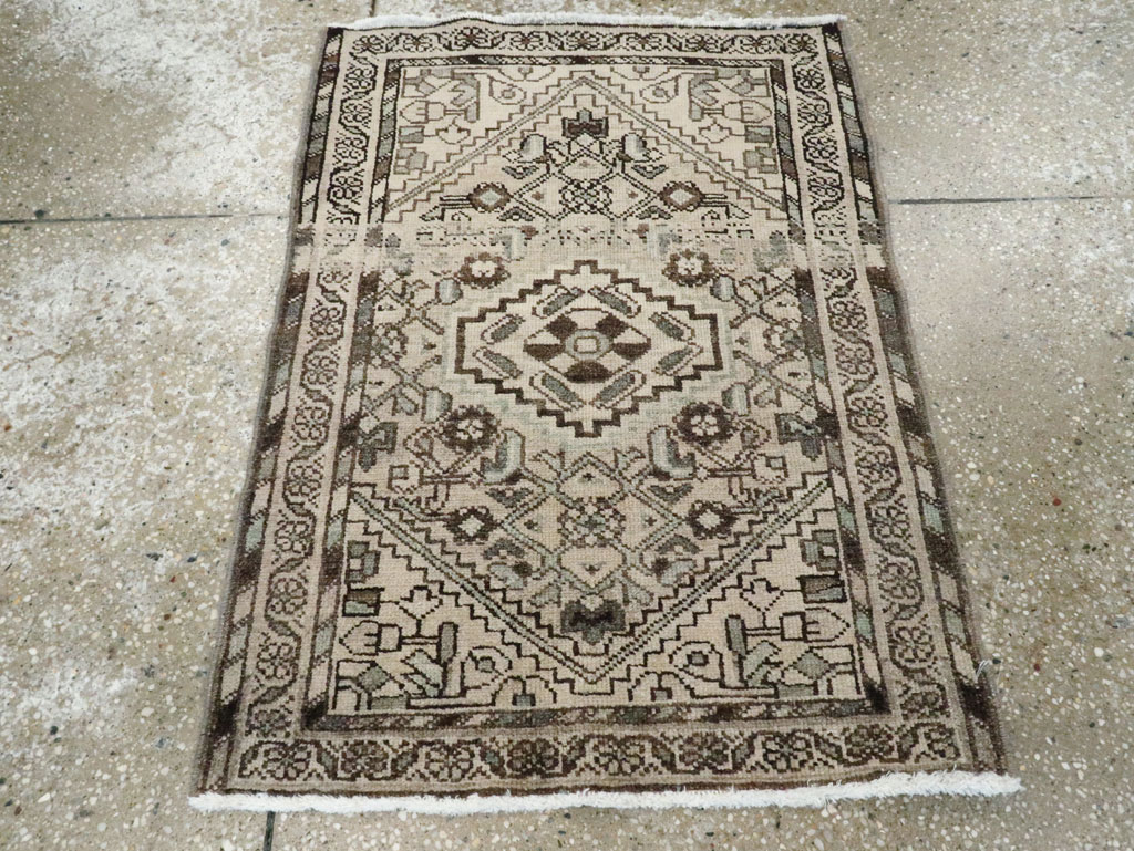 Vintage Persian Malayer Rug (Pair: 1 of 2), No.21363 - Staging