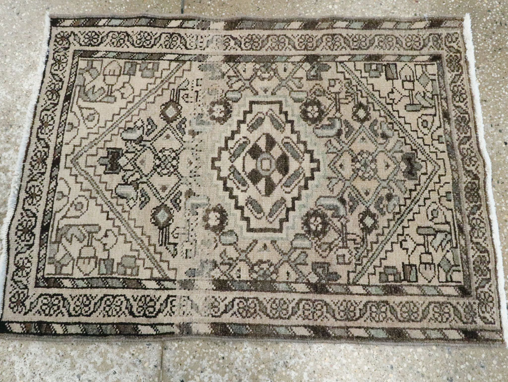 Vintage Persian Malayer Rug (Pair: 1 of 2), No.21363 - Staging