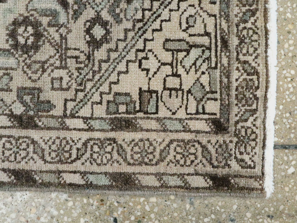 Vintage Persian Malayer Rug (Pair: 1 of 2), No.21363 - Staging