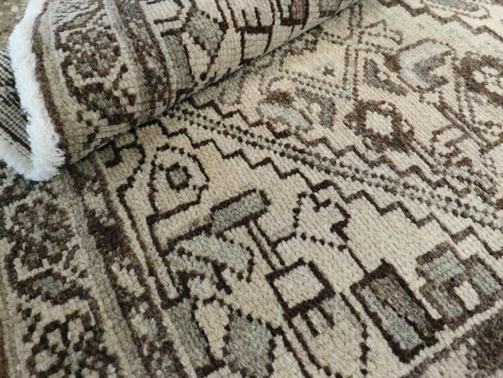 Vintage Persian Malayer Rug (Pair: 1 of 2), No.21363 - Staging