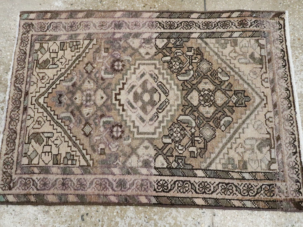 Vintage Persian Malayer Rug (Pair: 2 of 2), No.21364 - Staging