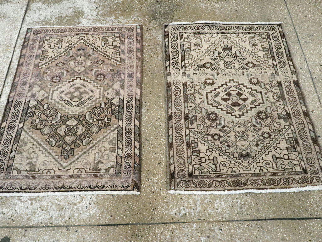 Vintage Persian Malayer Rug (Pair: 2 of 2), No.21364 - Staging