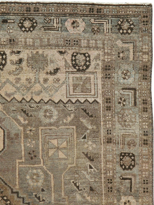 Vintage Persian Malayer Rug, No.21366 - Staging