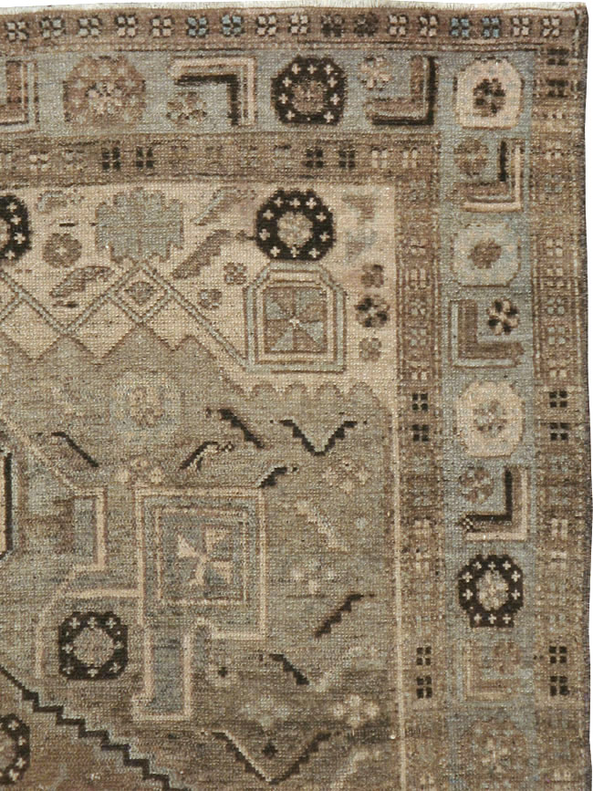 Vintage Persian Malayer Rug, No.21366 - Staging