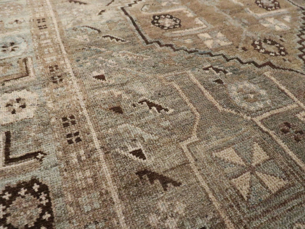 Vintage Persian Malayer Rug, No.21366 - Staging