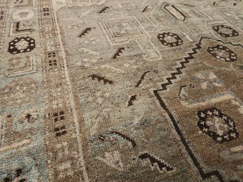 Vintage Persian Malayer Rug, No.21366 - Staging