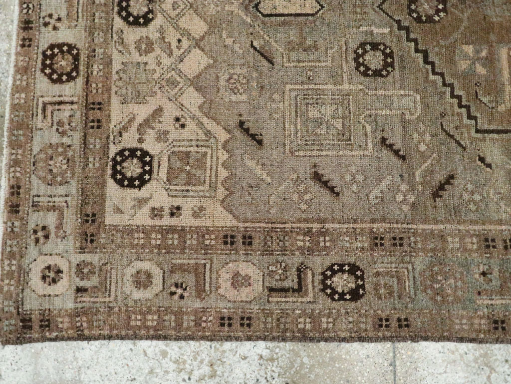 Vintage Persian Malayer Rug, No.21366 - Staging