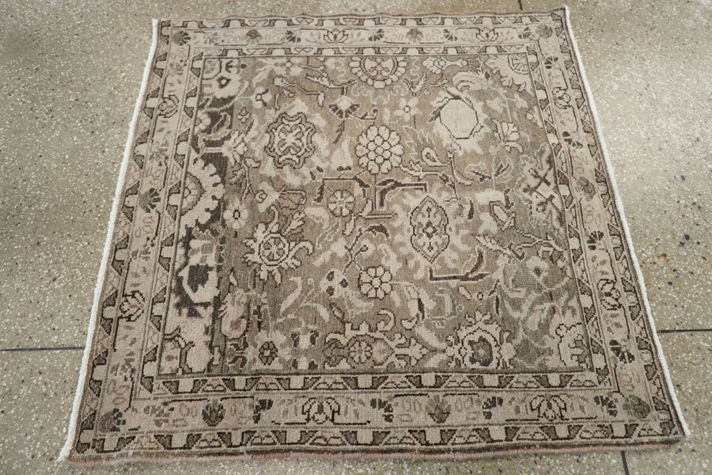 Vintage Malayer Square Rug, No.21372 - Staging