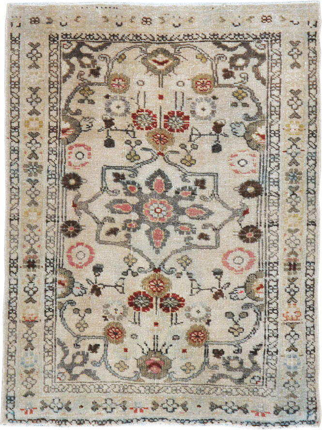Vintage Persian Malayer Rug, No.21373 - Staging