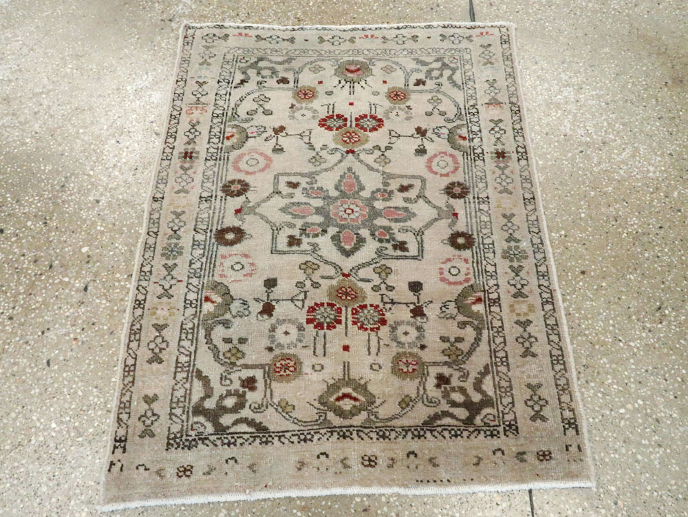 Vintage Persian Malayer Rug, No.21373 - Staging