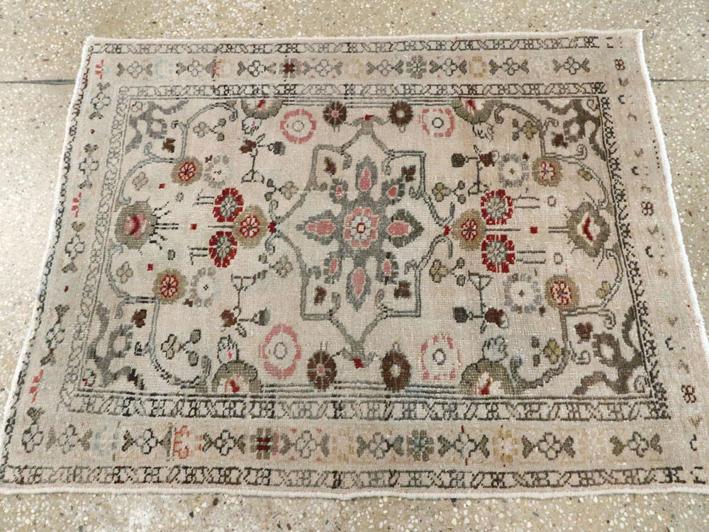 Vintage Persian Malayer Rug, No.21373 - Staging