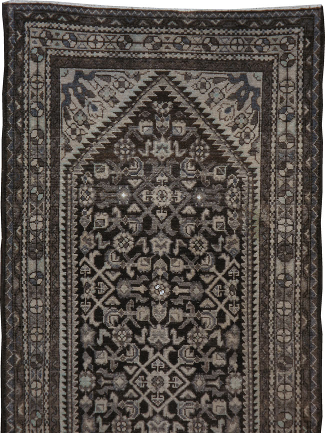 Vintage Persian Malayer Runner, No.21375 - Staging