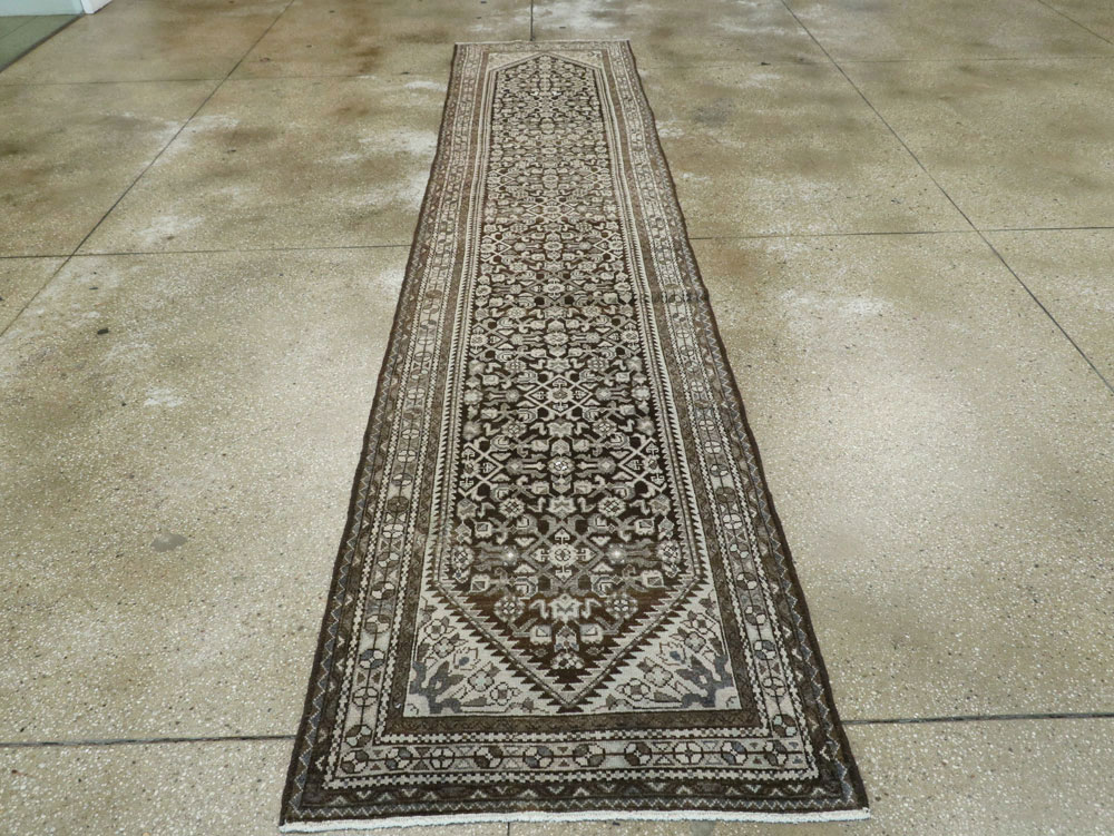 Vintage Persian Malayer Runner, No.21375 - Staging