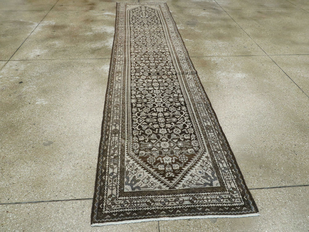 Vintage Persian Malayer Runner, No.21375 - Staging