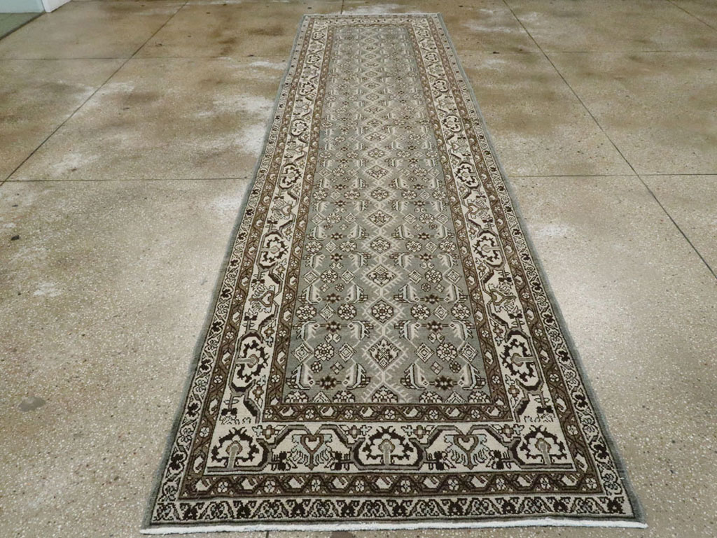 Vintage Persian Malayer Runner (Pair: 1 of 2), No.21377 - Staging