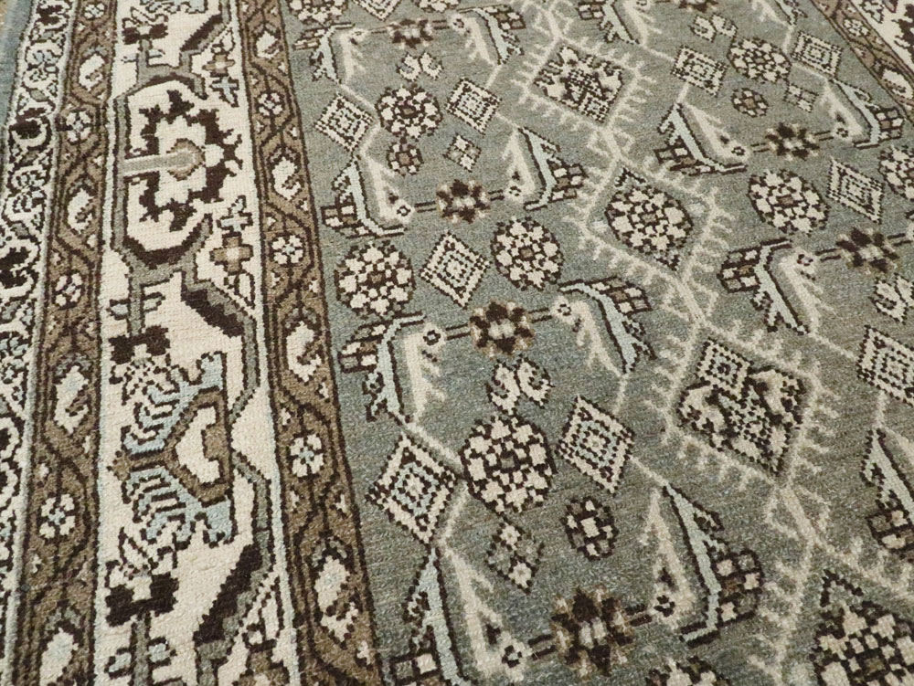 Vintage Persian Malayer Runner (Pair: 1 of 2), No.21377 - Staging