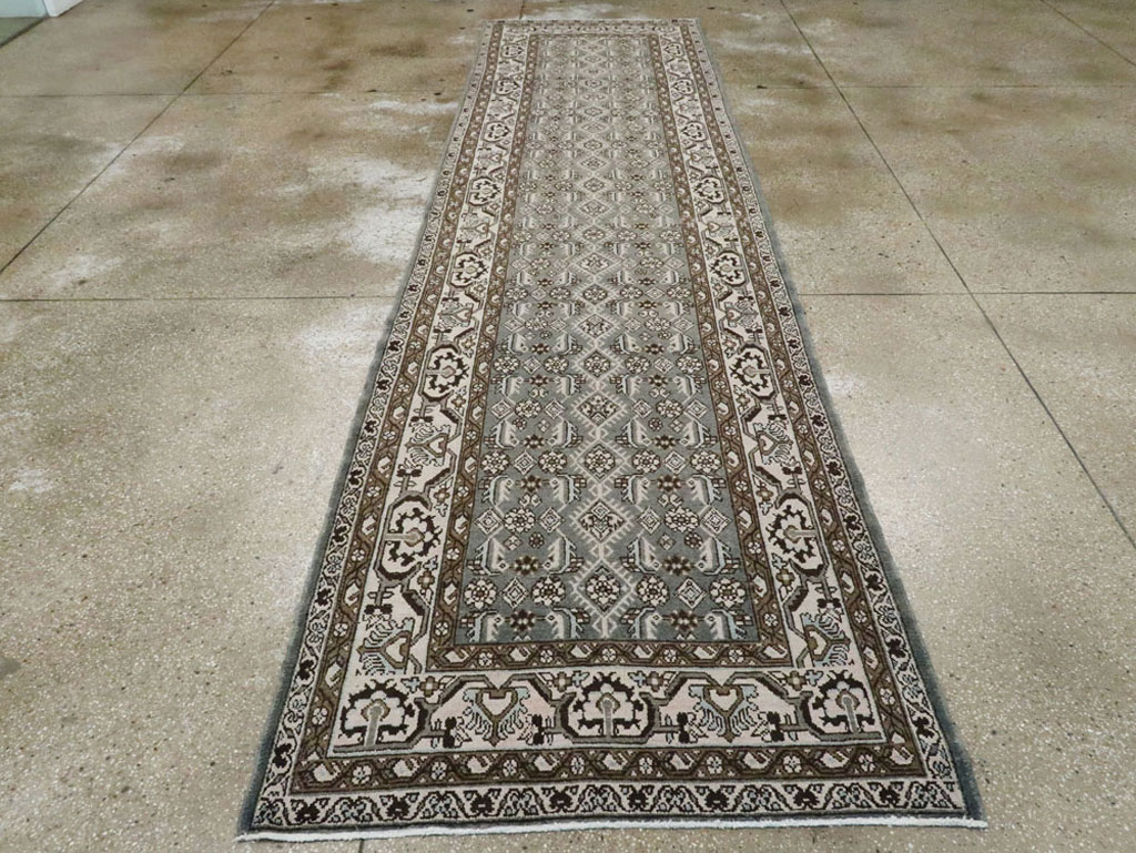 Vintage Persian Malayer Runner (Pair: 2 of 2), No.21378 - Staging