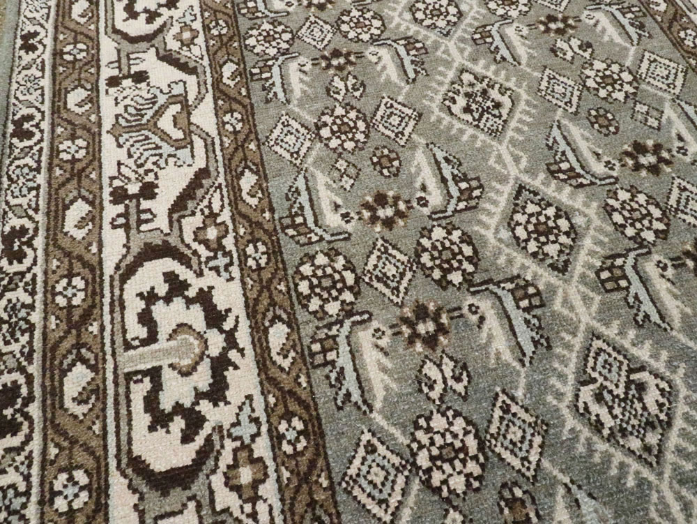 Vintage Persian Malayer Runner (Pair: 2 of 2), No.21378 - Staging