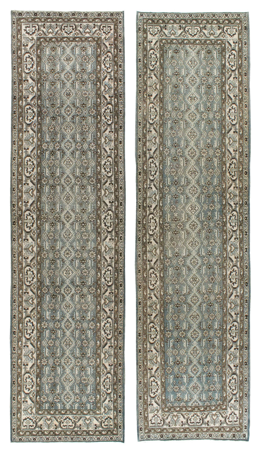 Vintage Persian Malayer Runner (Pair: 2 of 2), No.21378 - Staging