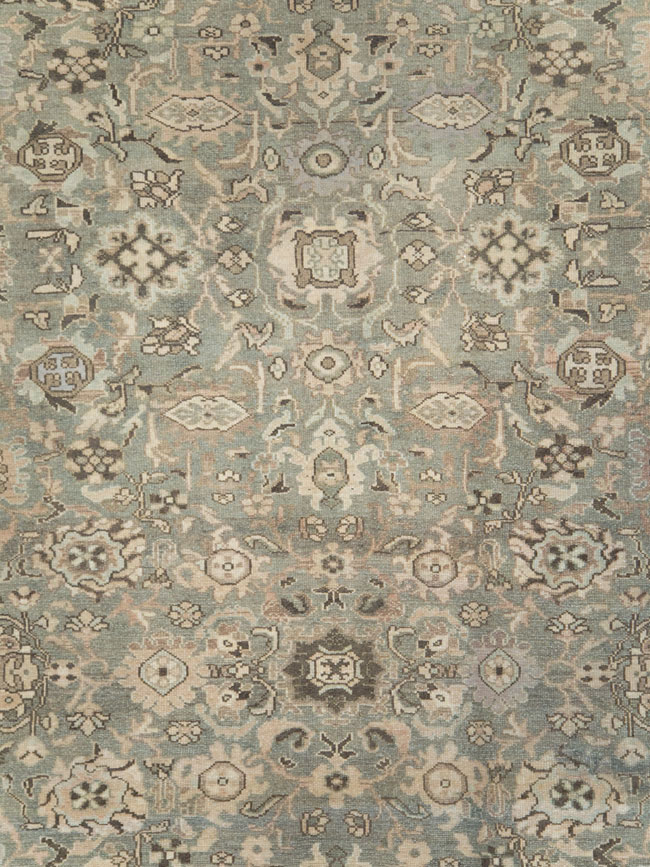 Vintage Persian Malayer Room Size Carpet, No.21382 - Staging