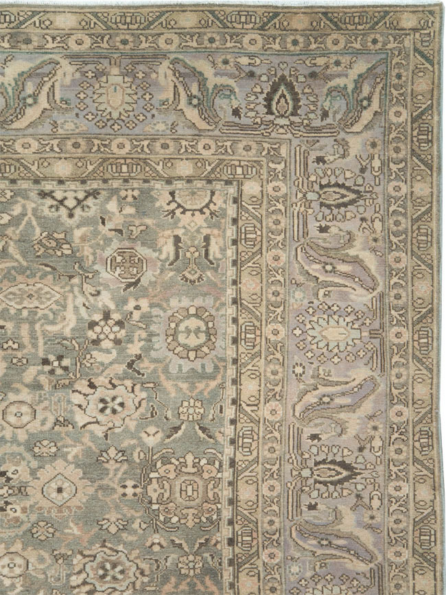 Vintage Persian Malayer Room Size Carpet, No.21382 - Staging