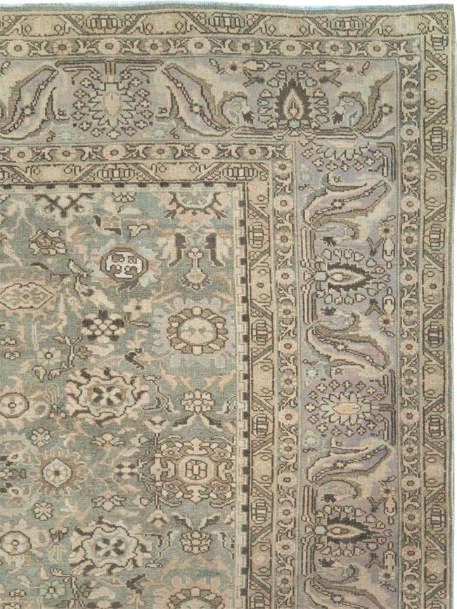Vintage Persian Malayer Room Size Carpet, No.21382 - Staging