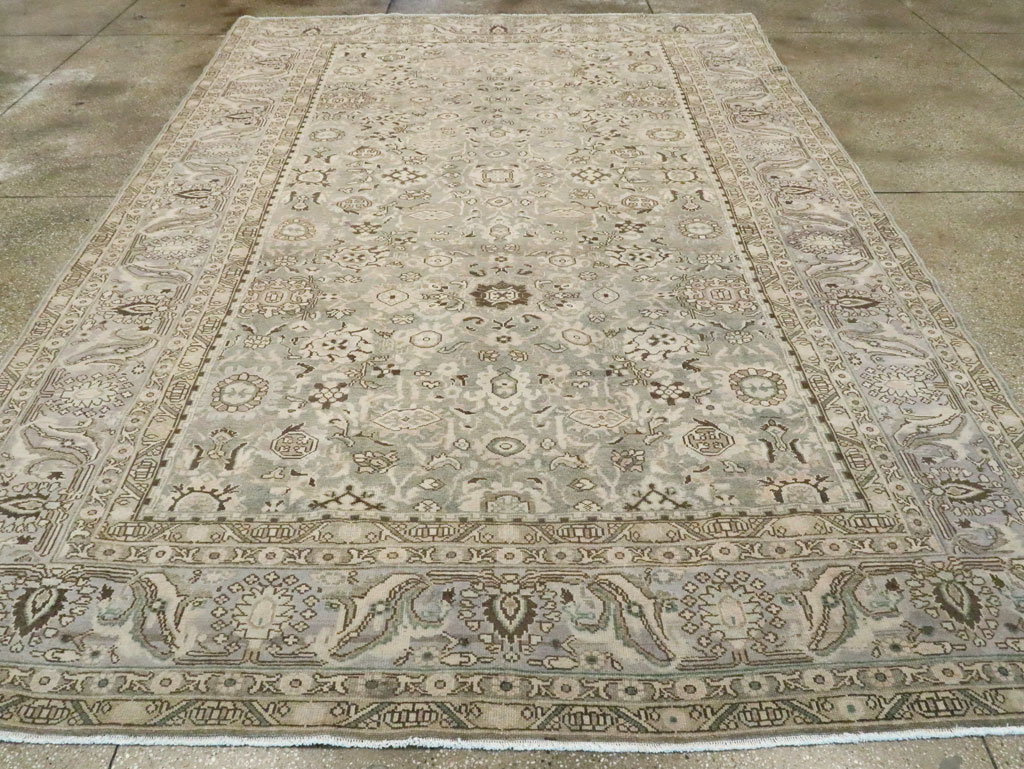 Vintage Persian Malayer Room Size Carpet, No.21382 - Staging