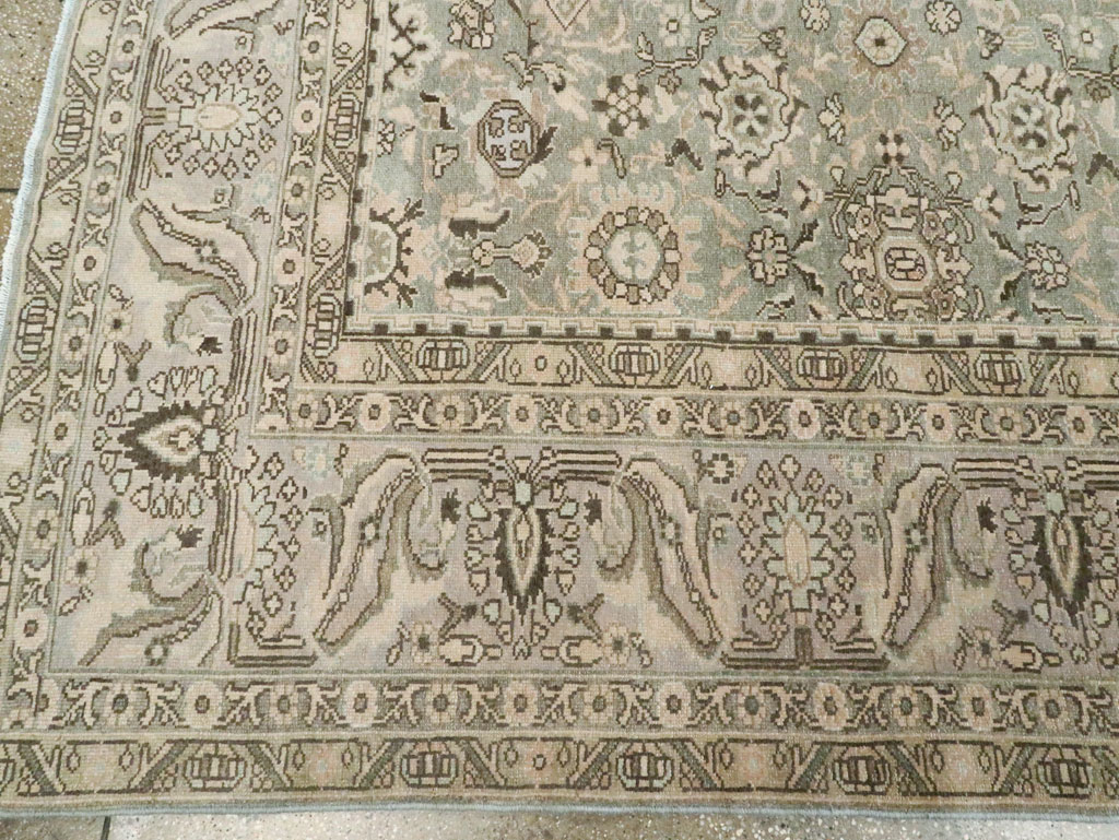 Vintage Persian Malayer Room Size Carpet, No.21382 - Staging