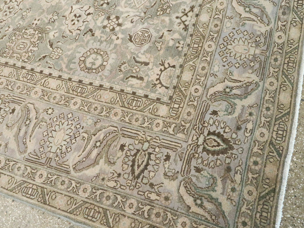 Vintage Persian Malayer Room Size Carpet, No.21382 - Staging